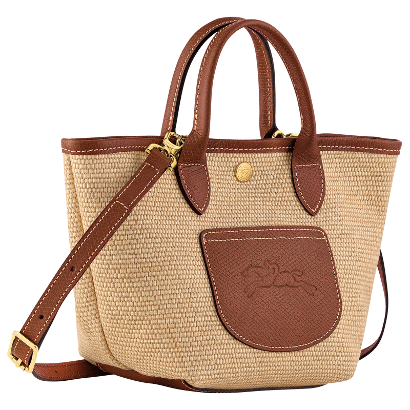 Le Pliage Collection XS Basket bag Brown - Canvas