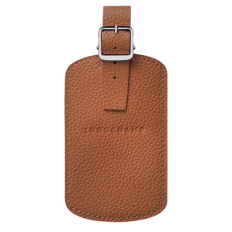 Le Foulonné Luggage tag Caramel - Leather