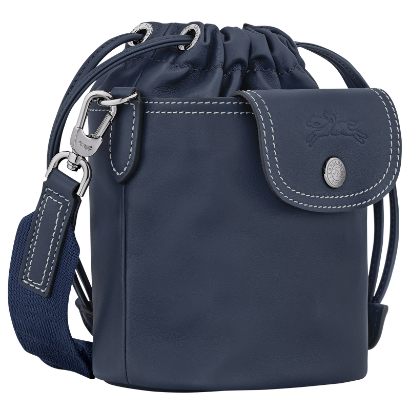 Le Pliage Xtra XS Bucket bag Navy - Leather