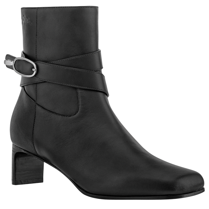 La Cavalière Heeled booties Black - Leather
