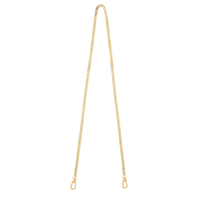 Longchamp chaîne Shoulder strap Very pale gold - Metal