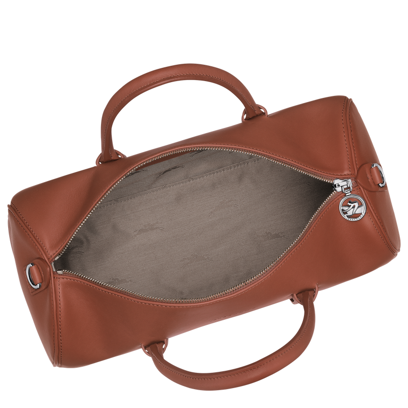 Daylong L Handbag Cognac - Leather