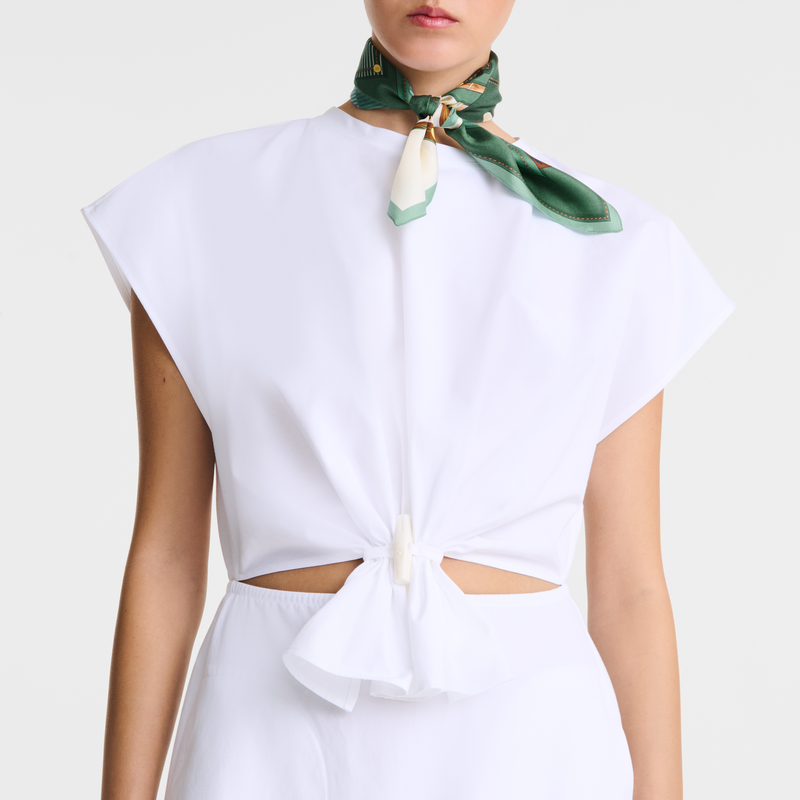 Dress White - Popelin