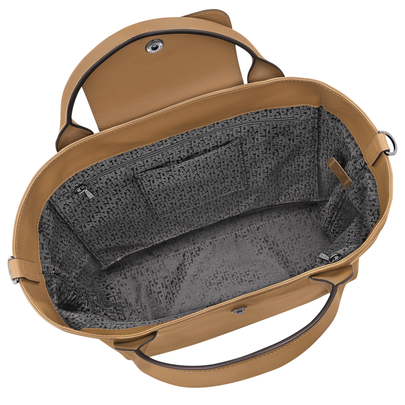 Le Pliage Xtra M Tote bag Tobacco - Leather