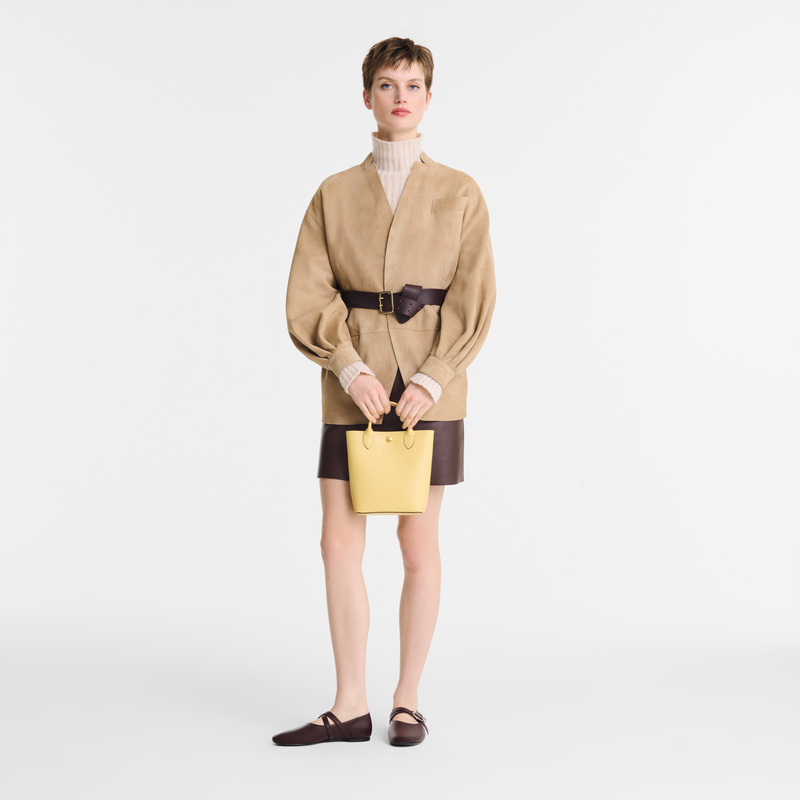 Épure XS Tote bag Yellow Chick - Leather