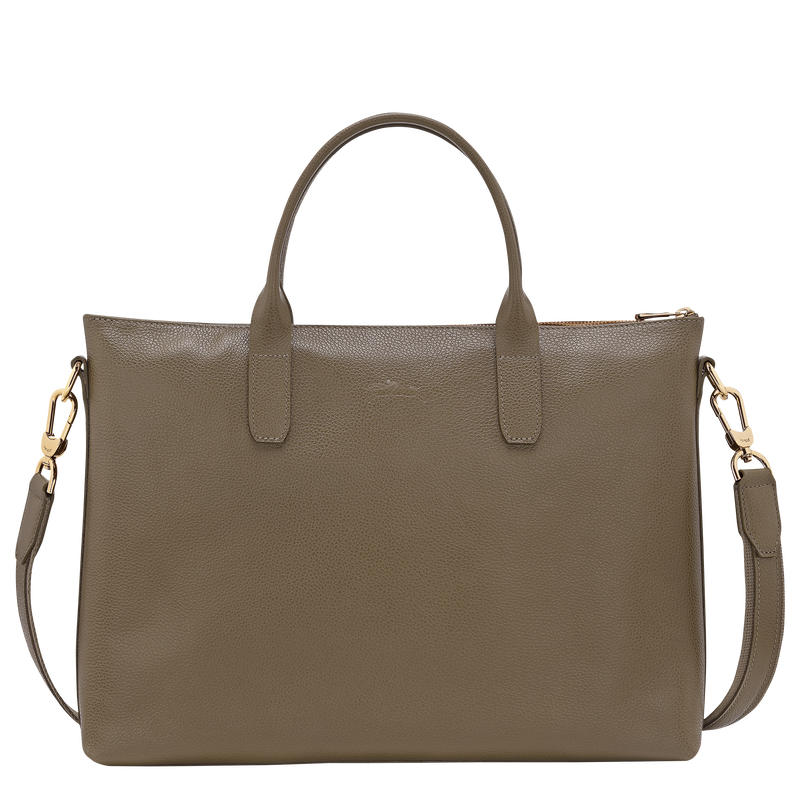 Le Foulonné S Briefcase Caper - Leather