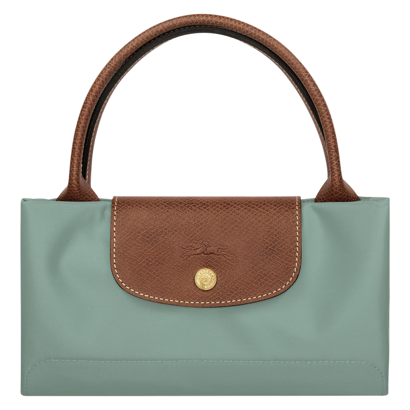 Le Pliage Original M Handbag Celadon - Recycled canvas