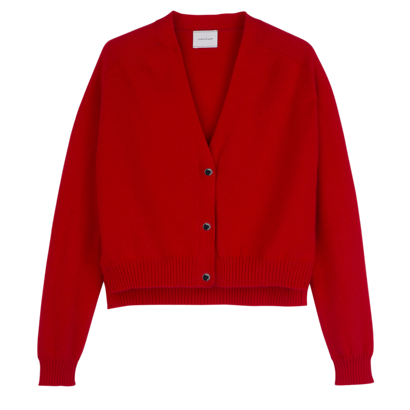 Cardigan Red - Knit