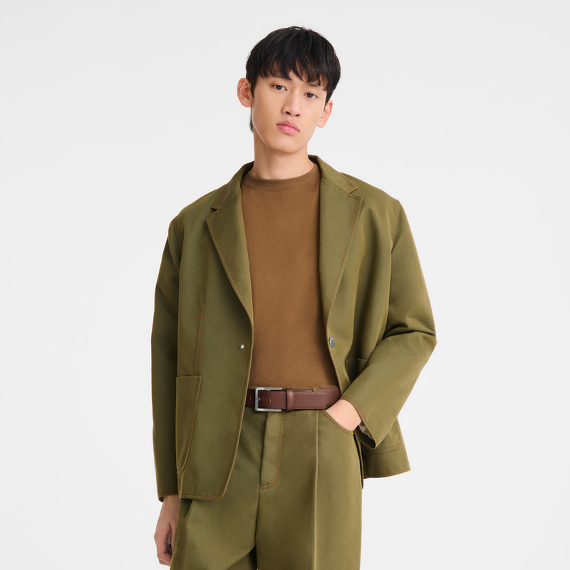 Le Pliage Original Men's belt Brown - Leather