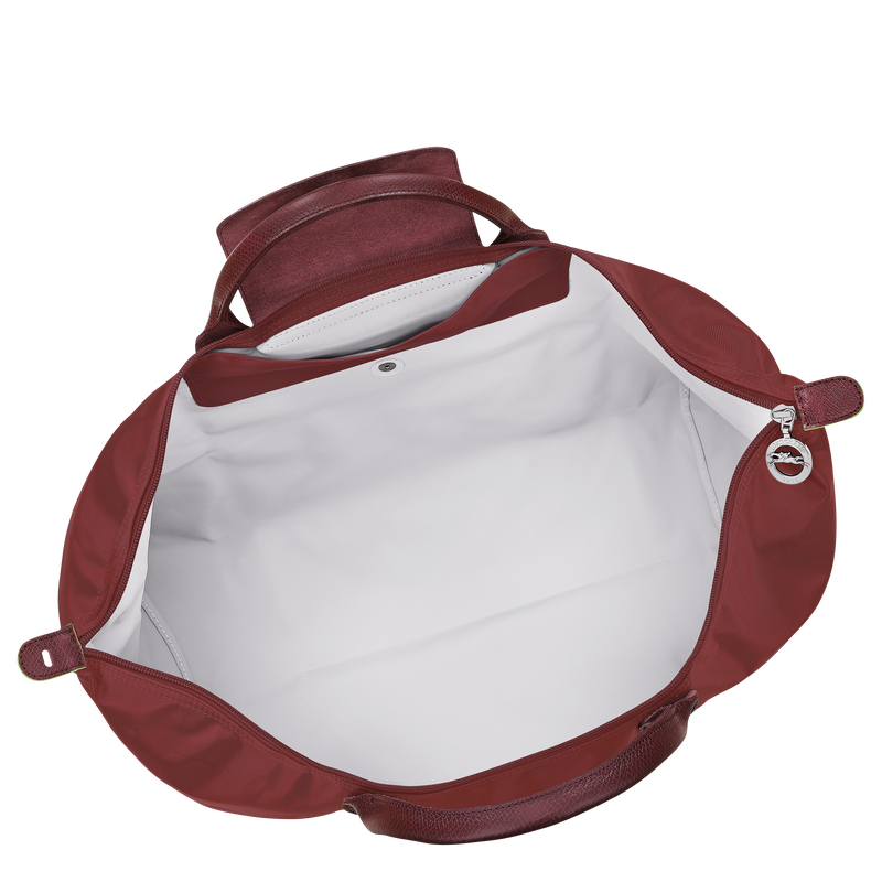 Le Pliage Green L Travel bag Pomegranate - Recycled canvas