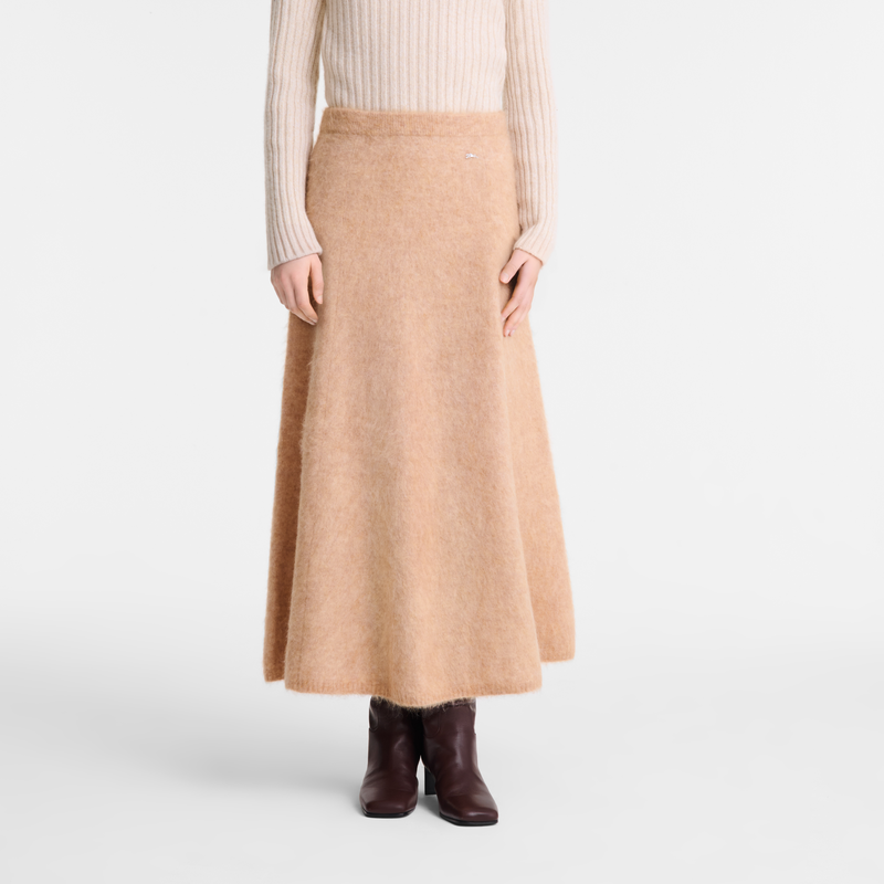 Midi skirt Biscuit - Knit