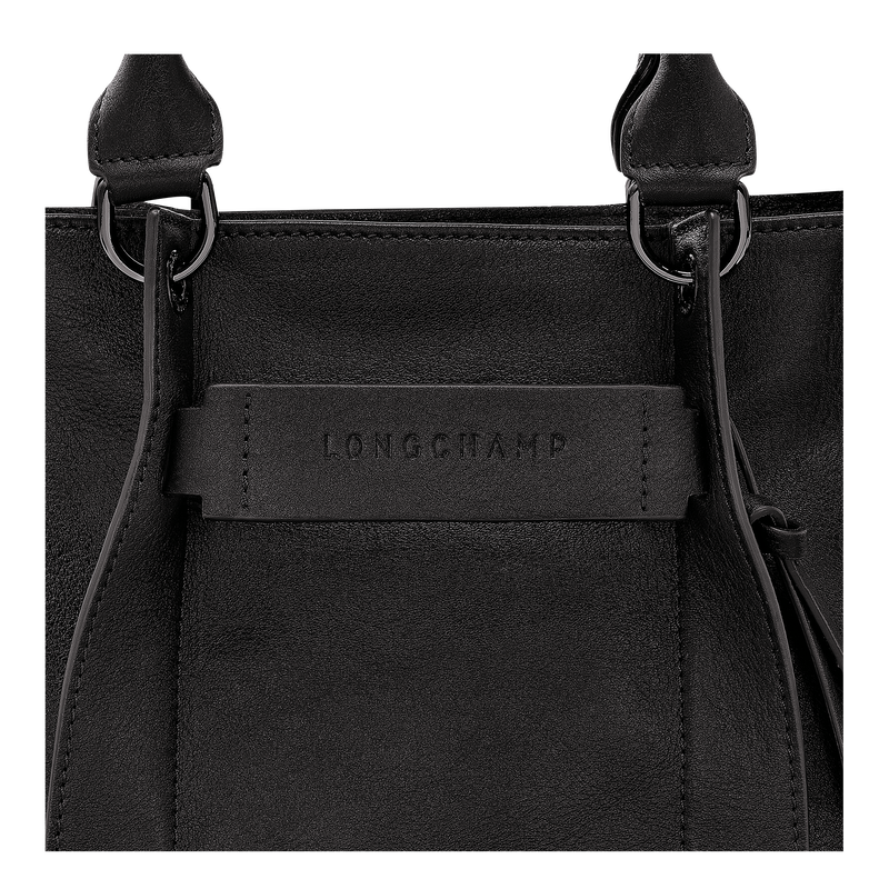 Longchamp 3D S Handbag Black - Leather