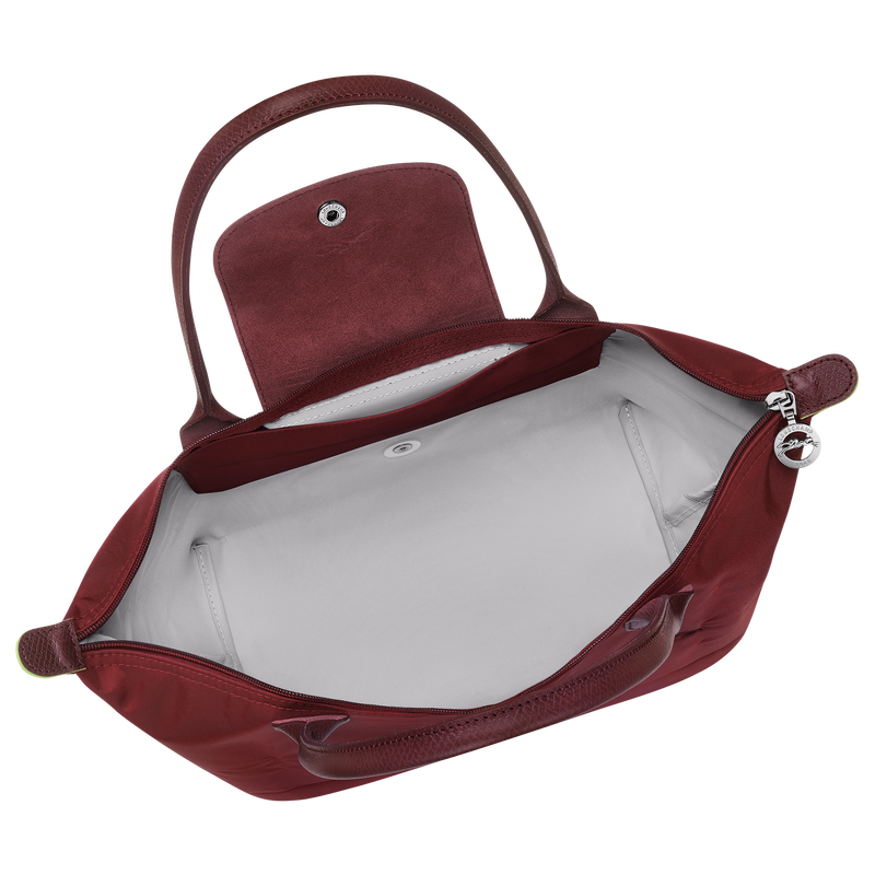 Le Pliage Green M Tote bag Pomegranate - Recycled canvas