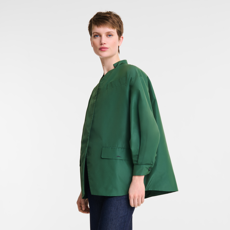 Kimono jacket British Green - Technical taffeta