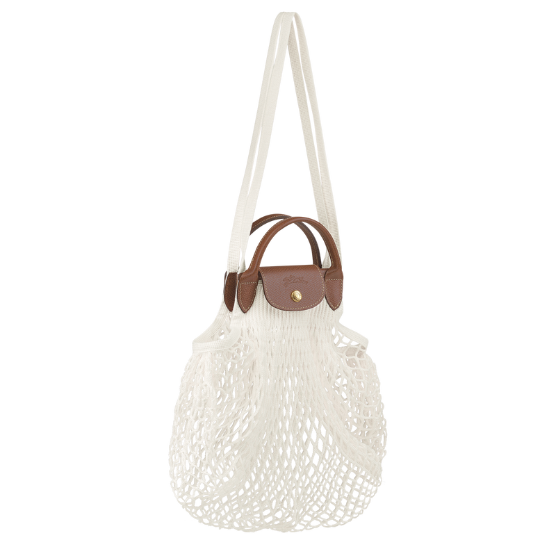 Le Pliage Filet L Mesh bag Ecru - Canvas