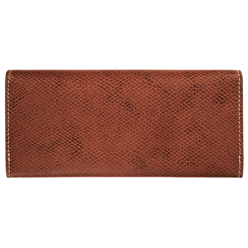 Épure Long continental wallet Brown - Leather