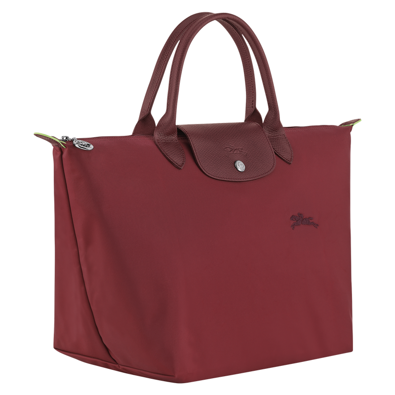 Le Pliage Green M Handbag Pomegranate - Recycled canvas