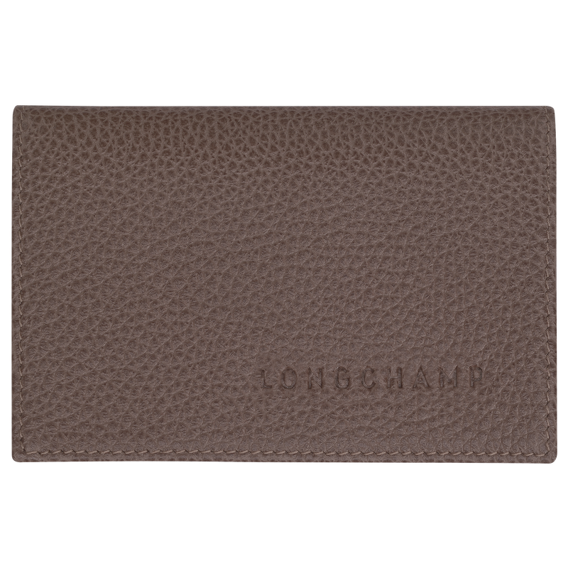 Le Foulonné Card holder Taupe - Leather