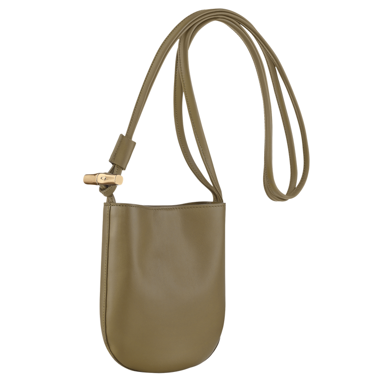 Le Roseau S Crossbody bag Olive - Leather
