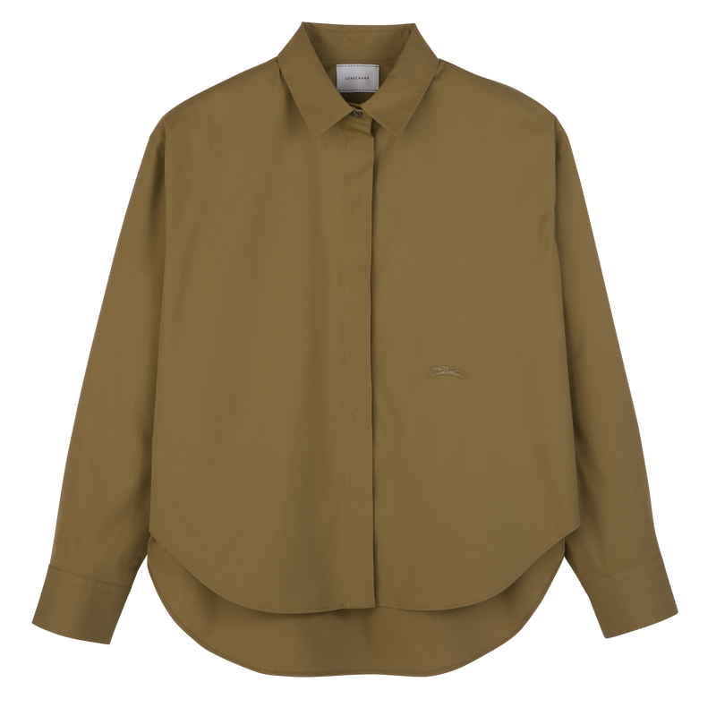 Shirt Olive - Popelin