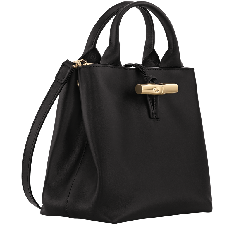 Le Roseau S Handbag Black - Leather