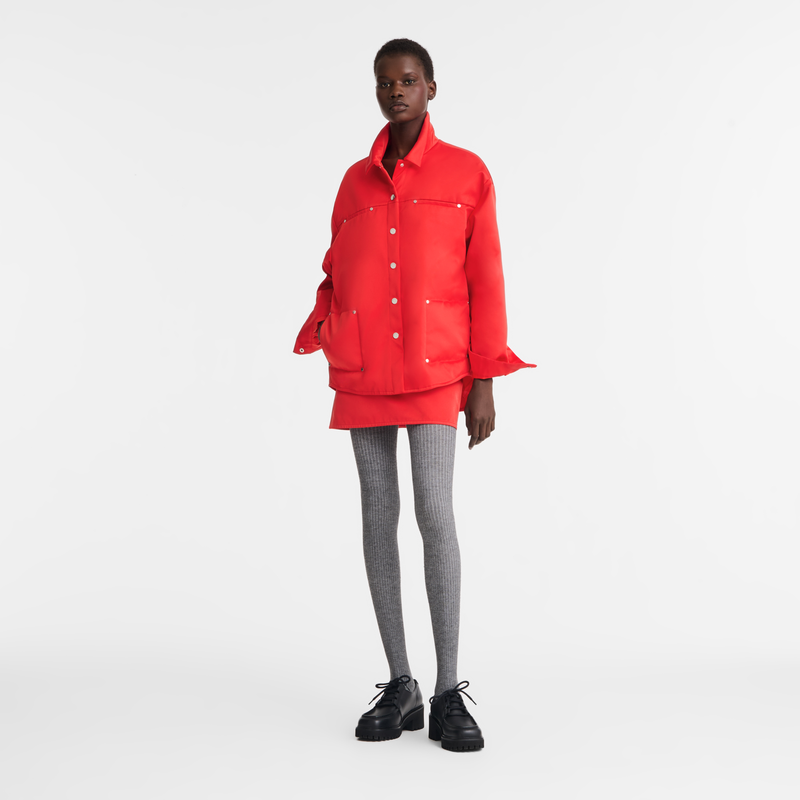 Shirt Red - Techno satin