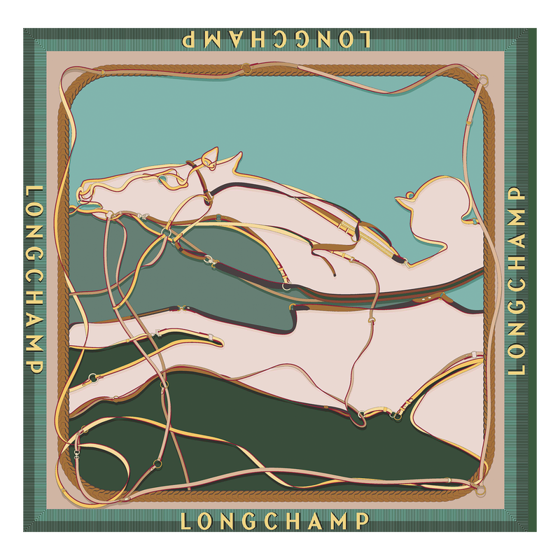 A toute Allure Silk scarf 90 Oregano - Silk