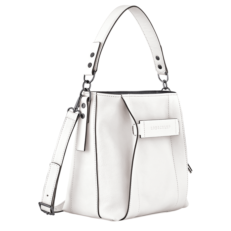 Longchamp 3D S Crossbody bag White - Leather