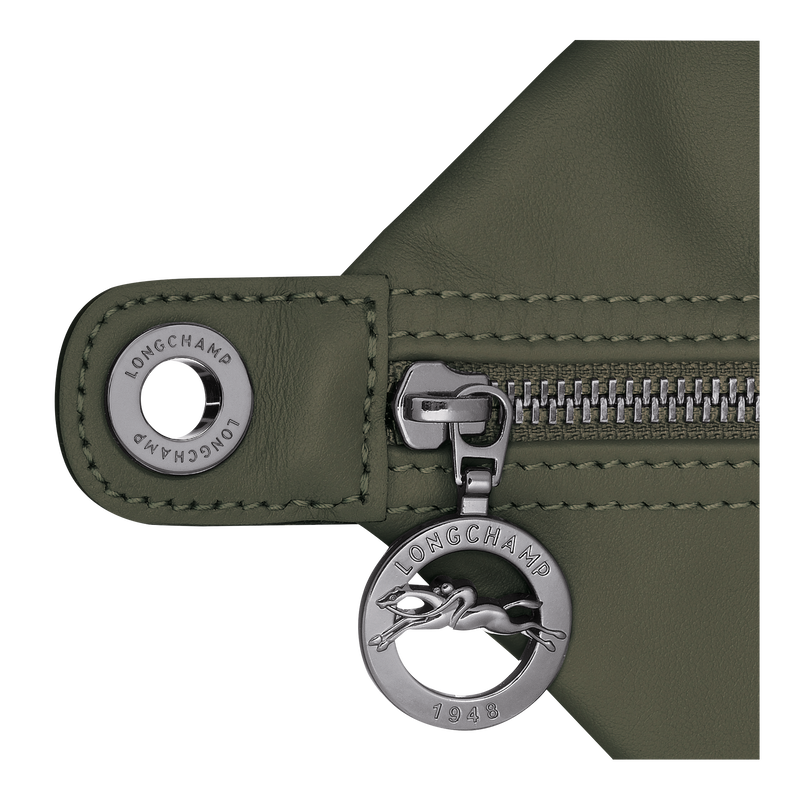 Le Pliage Xtra M Hobo bag Fir - Leather