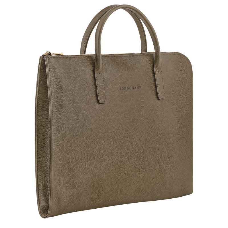 Le Foulonné S Briefcase Caper - Leather