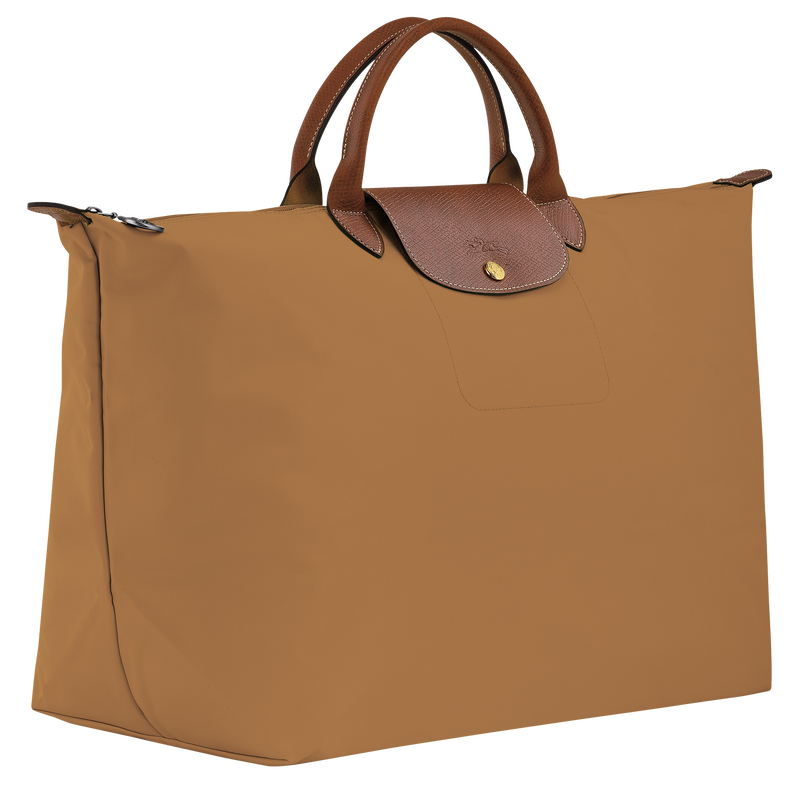 Le Pliage Original L Travel bag Fawn - Recycled canvas