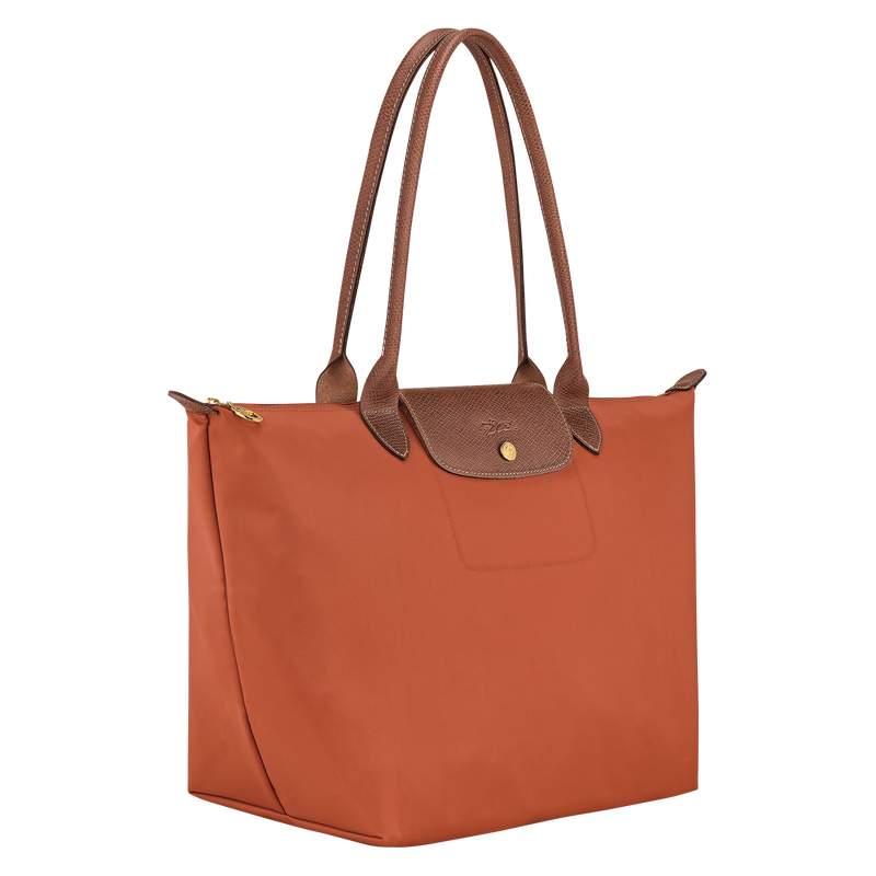 Le Pliage Original L Tote bag Brick - Recycled canvas