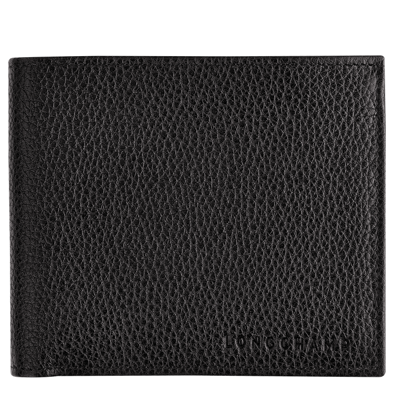 Le Foulonné Wallet Black - Leather