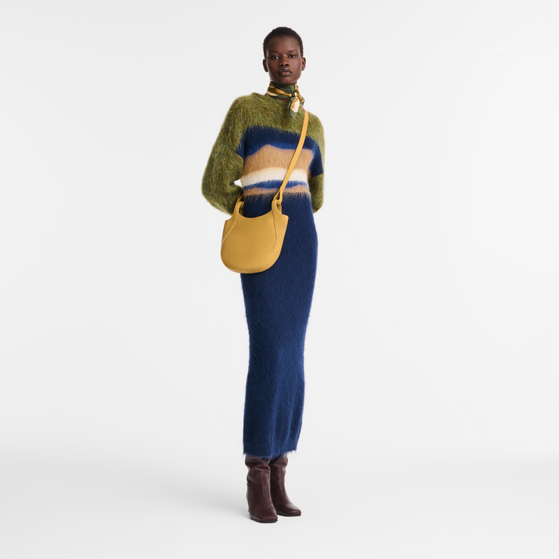 Le Foulonné S Crossbody bag Nutmeg - Leather