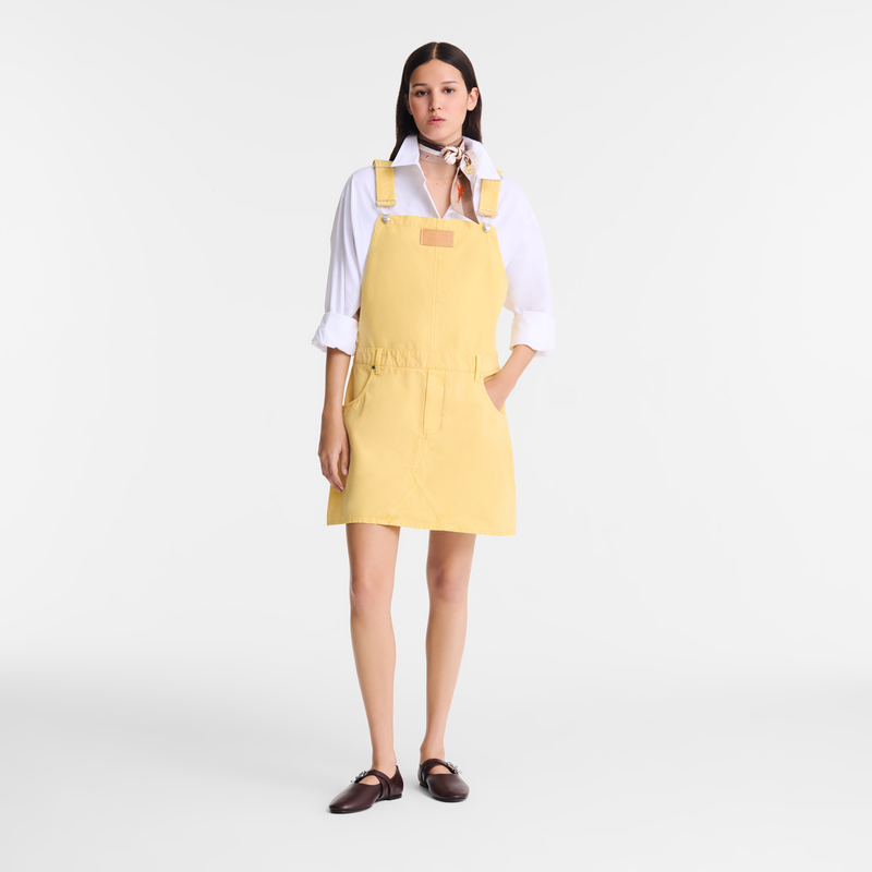 Dress Yellow Chick - Overdyed cotton