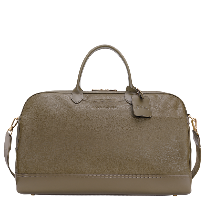 Le Foulonné L Travel bag Caper - Leather
