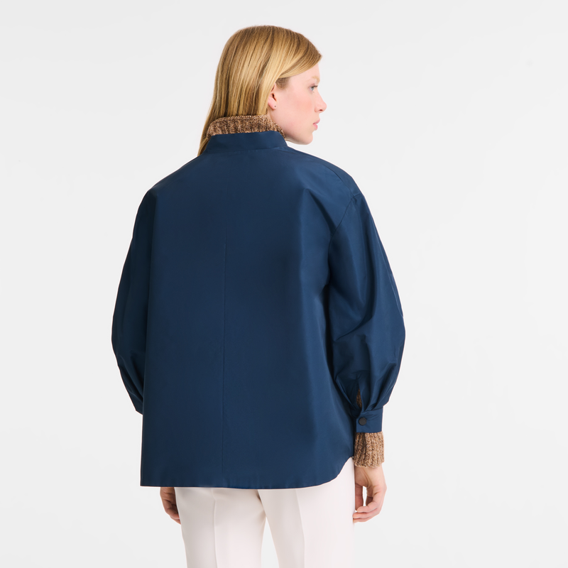 Kimono jacket Navy - Technical taffeta