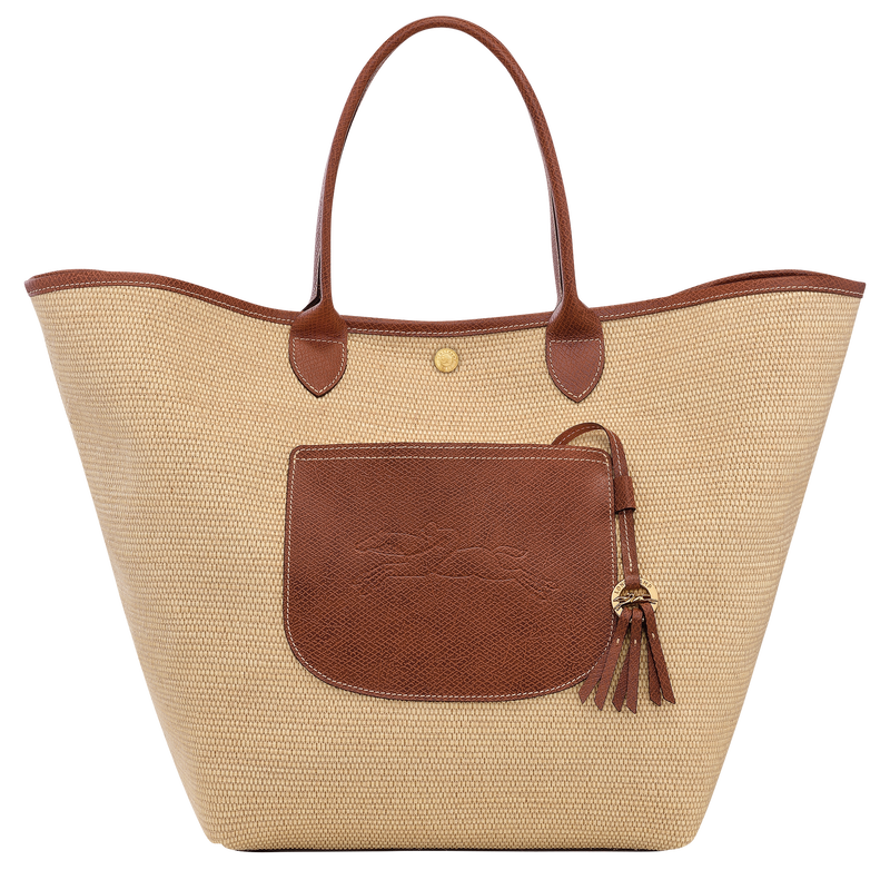 Le Pliage Collection L Basket bag Brown - Canvas