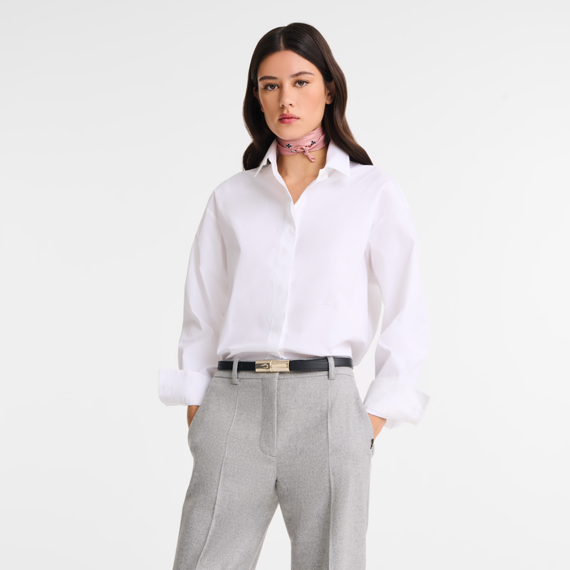 Le Roseau Ladies' belt Black - Leather