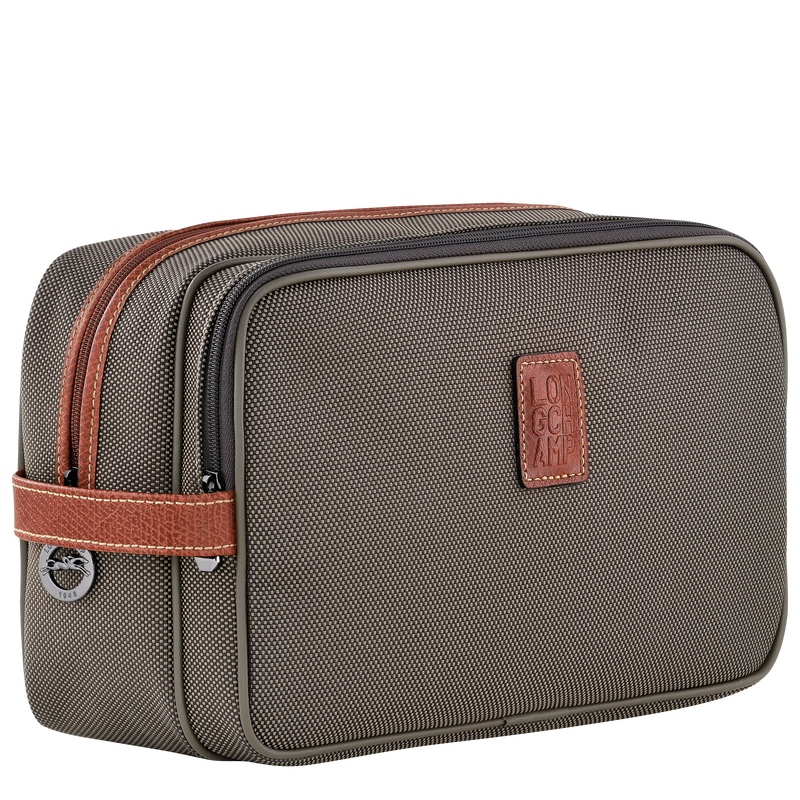 Boxford Toiletry case Brown - Recycled canvas