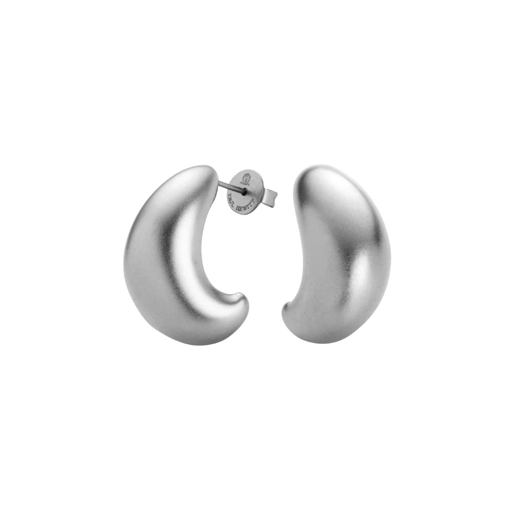 Waves Motion Earring Silver