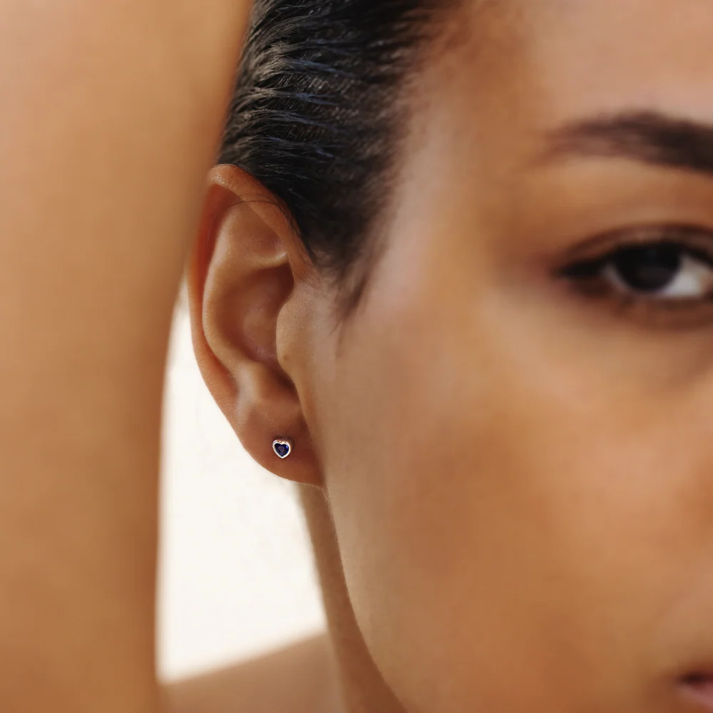 Heart of the Sea Mono Earring Silver