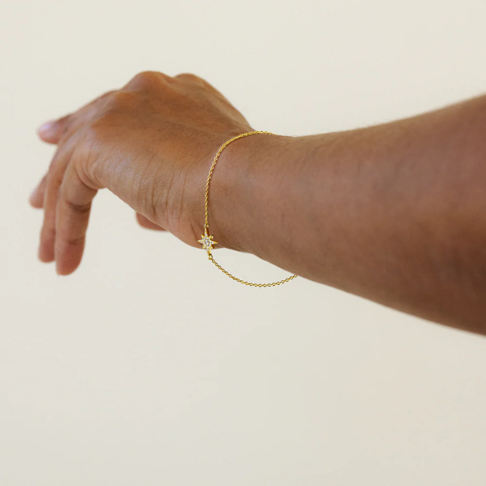 Windrose Mono Bracelet Gold