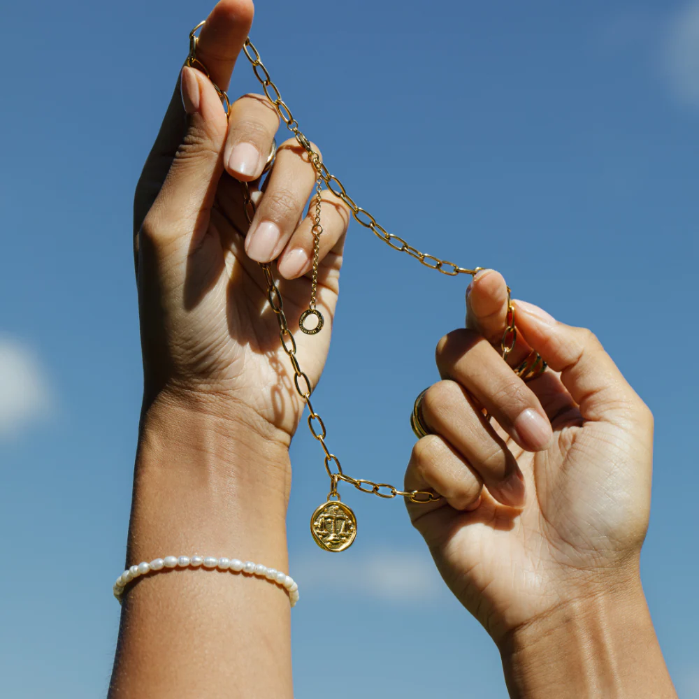 Libra Charm Gold