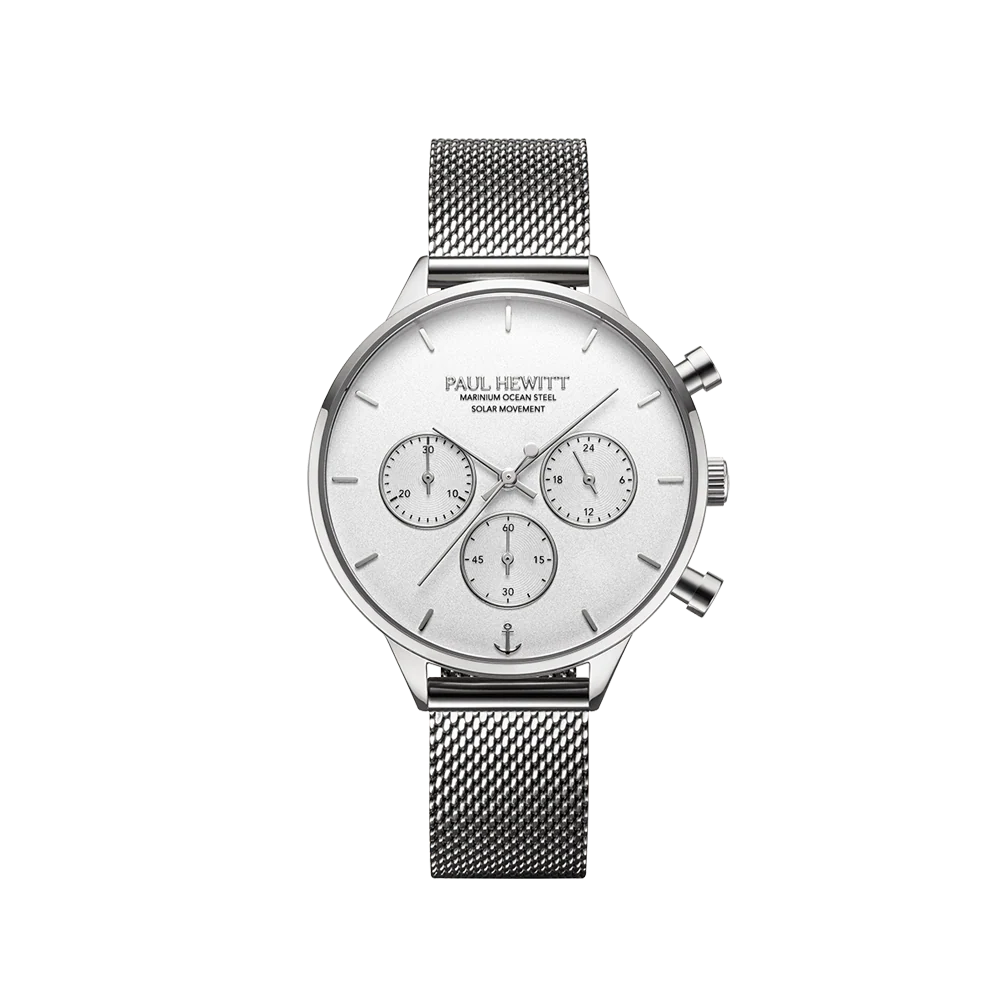 Oceanpulse watch silver white
