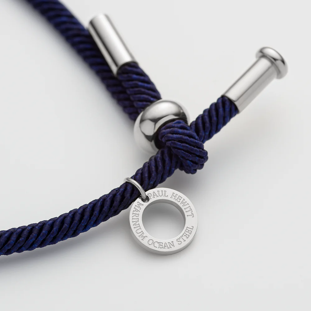 Vitamin Sea Bracelet Silver Navy Blue