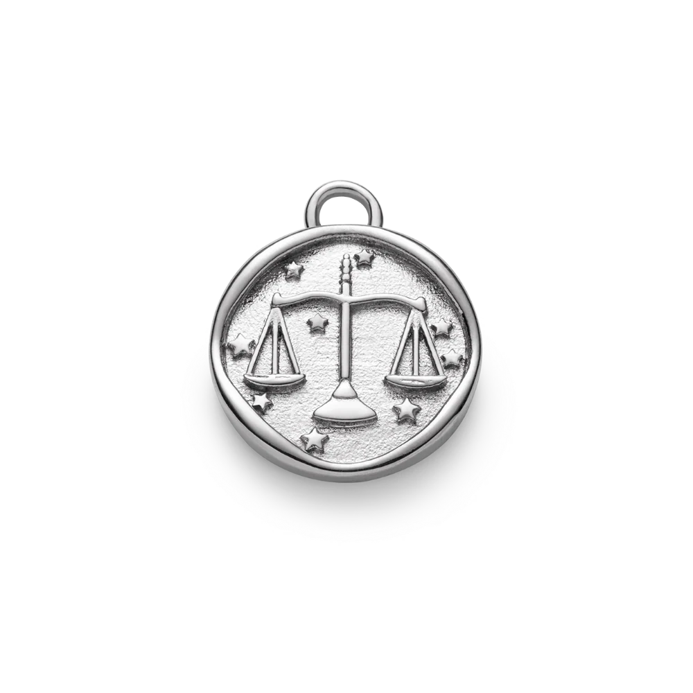 Libra Charm Silver