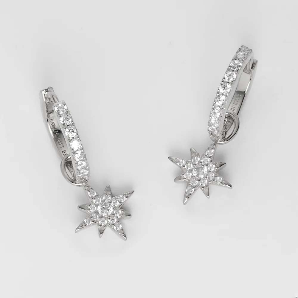 Windrose Hoops Silver