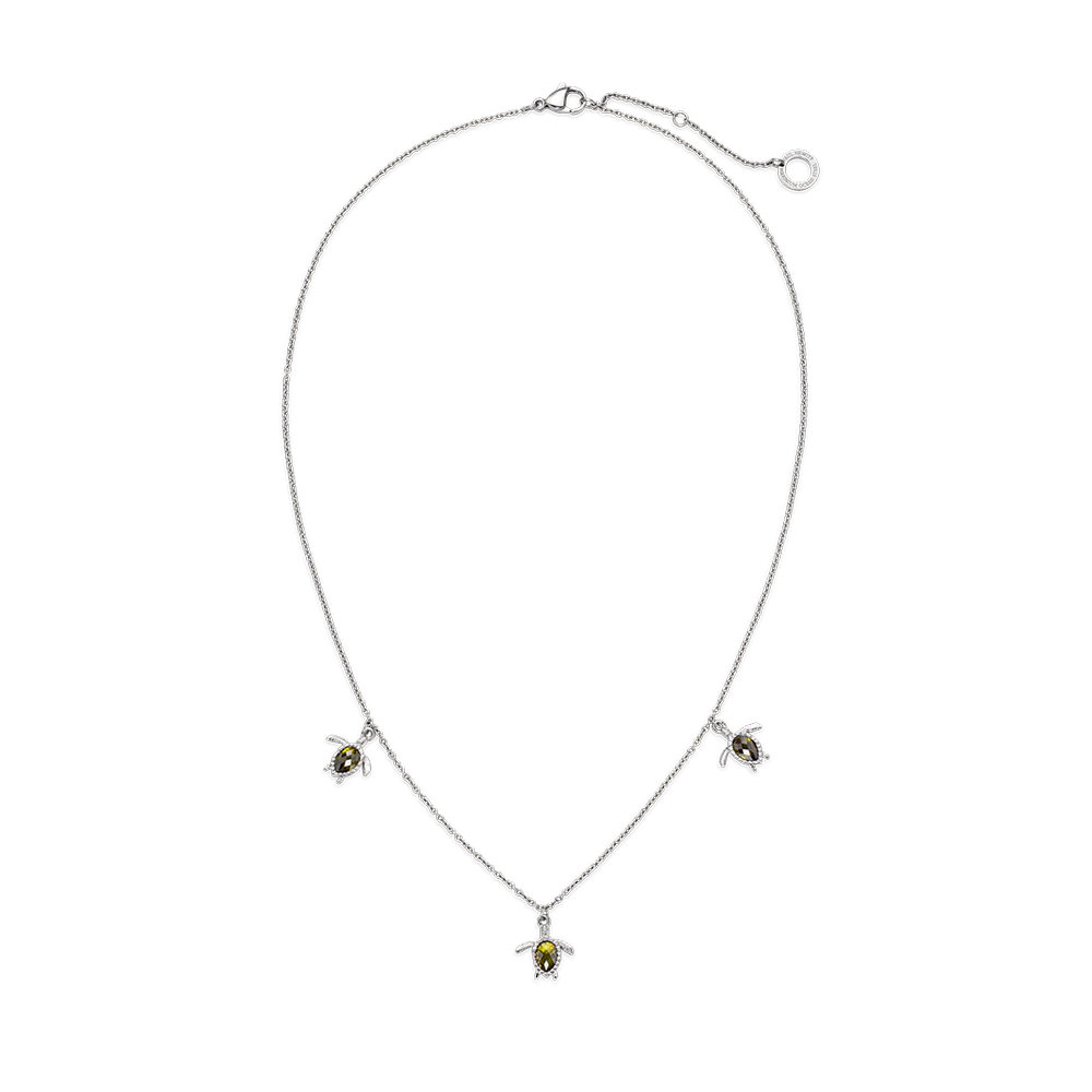 Turtle Necklace Silver