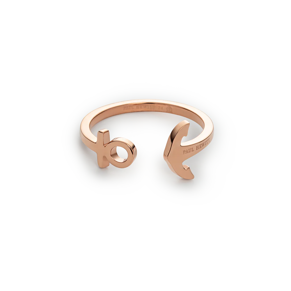 The Anchor Ring rose gold